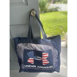 Under Armour Essentials Tote BAG  27 inch w shopping ,carry on, weekender blue